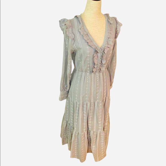 DRESS FOROM MAXI RUFFLED DRESS - Picture 3 of 9